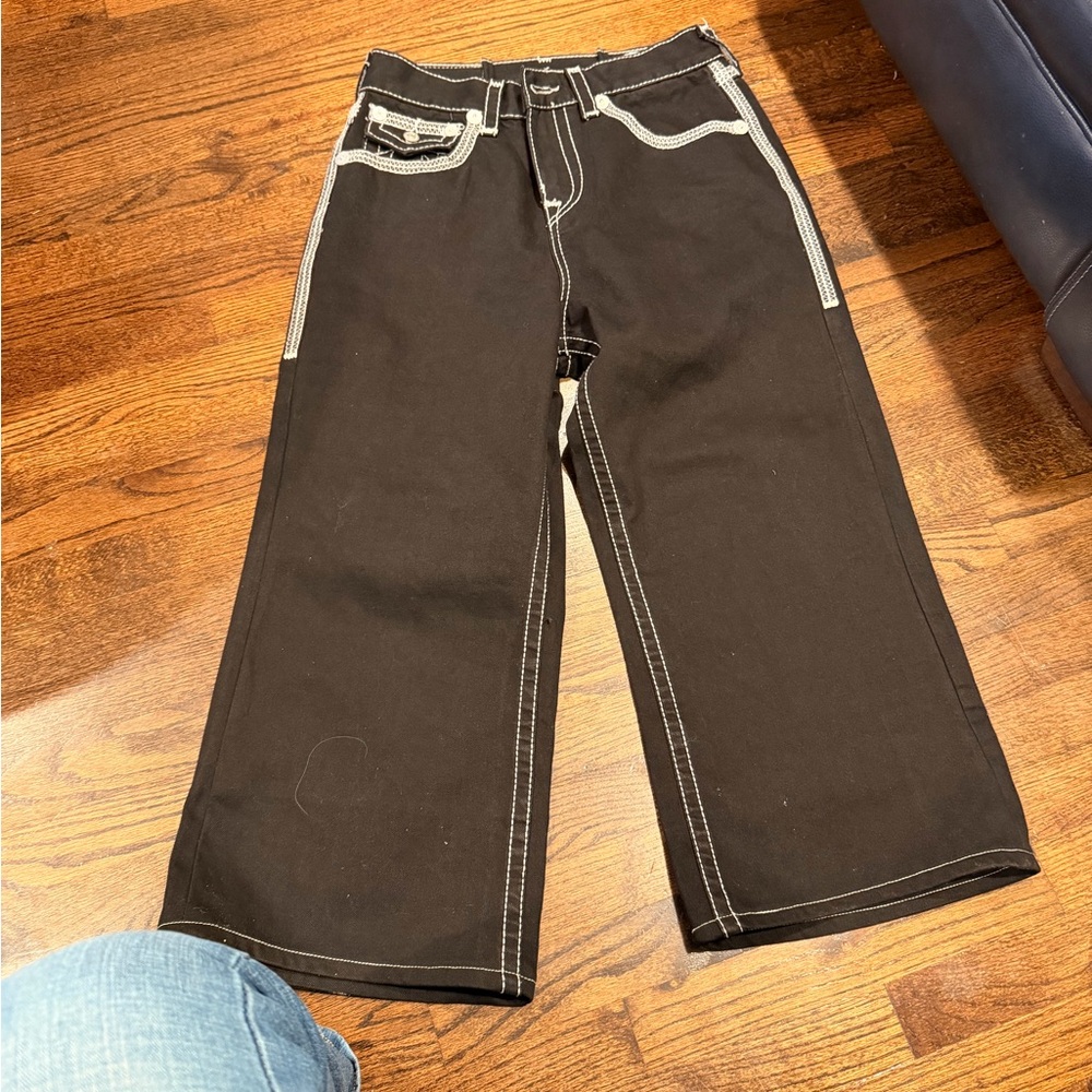 True Religion Black Relaxed Men Jeans